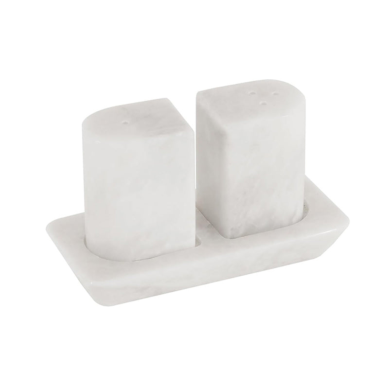 Salt and Pepper with tray - Set of 2