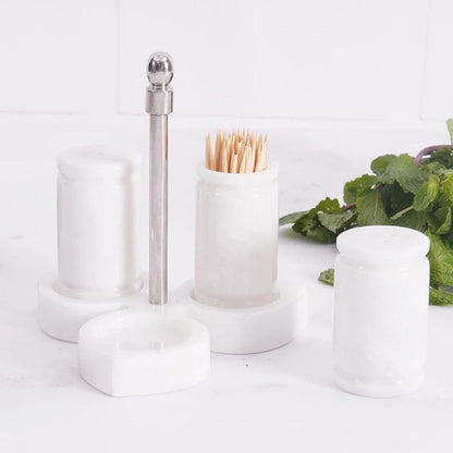 Salt and Pepper with tray - Set of 3