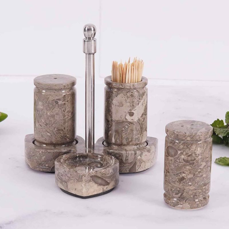 Salt and Pepper with tray - Set of 3