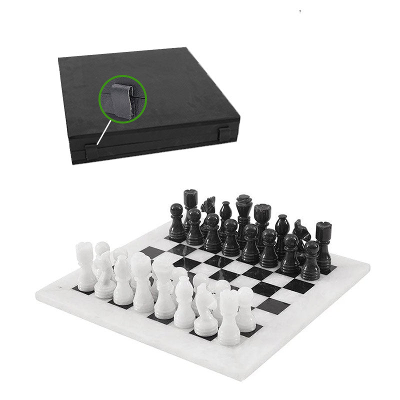 30cm Chess Set - White & Black