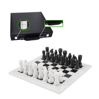 30cm Chess Set - White & Black