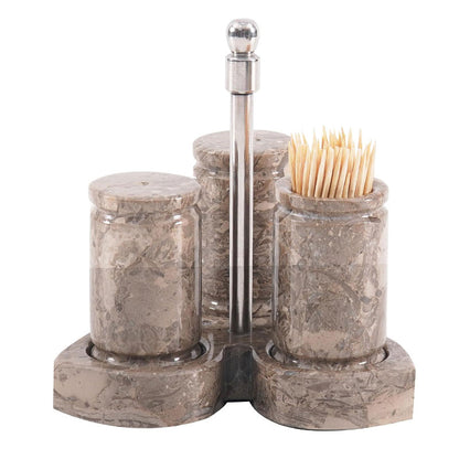 Salt and Pepper with tray - Set of 3