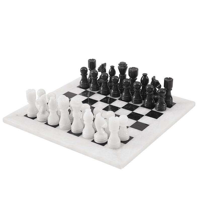 30cm Chess Set - White & Black