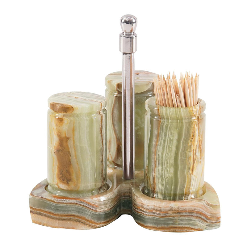 Salt and Pepper with tray - Set of 3