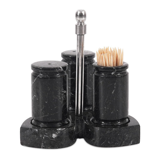 Salt and Pepper with tray - Set of 3