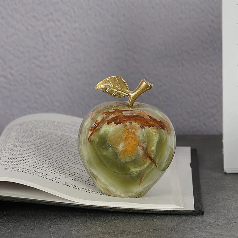 Paperweight, Apple, home décor, Table Décor