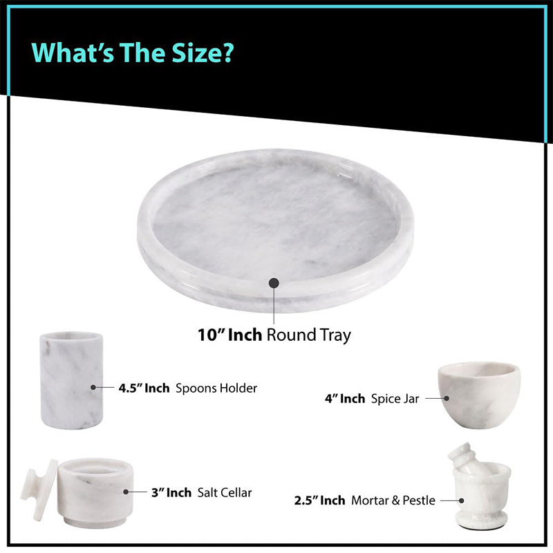 Round Tray with Accessories