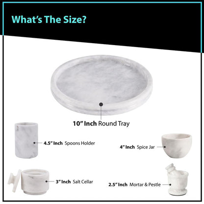 Round Tray with Accessories