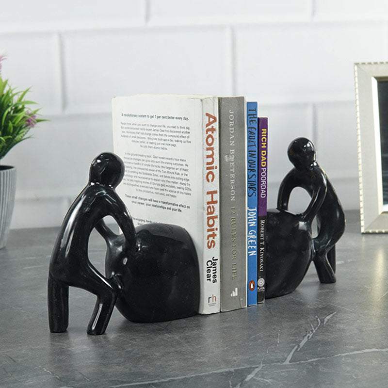 bookends, marble bookends, decorative bookends