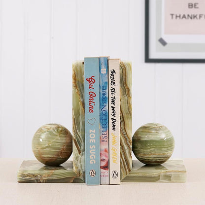 bookends, marble bookends, decorative bookends