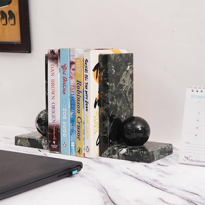 bookends, marble bookends, decorative bookends