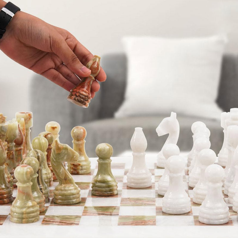 Chess board, chess set, marble chess set