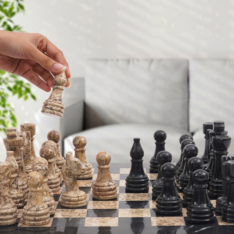 Chess board, chess set, marble chess set