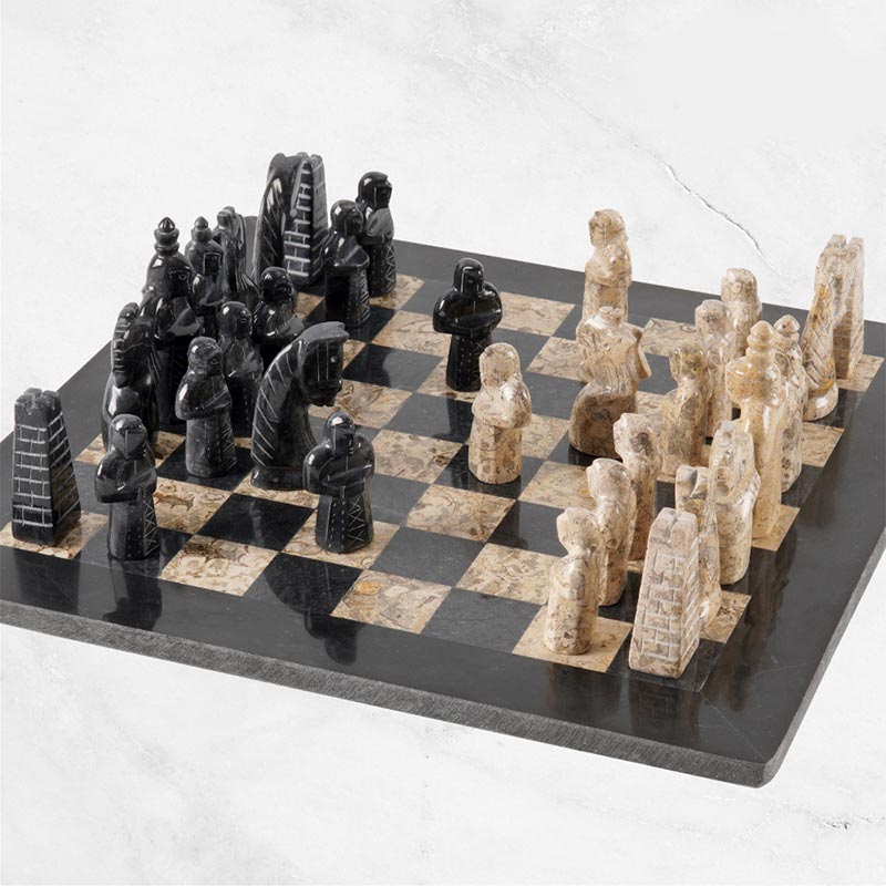 Chess board, chess set, marble chess set