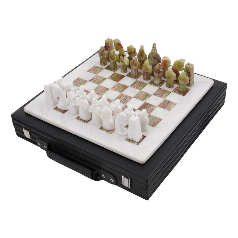 Chess board, chess set, marble chess set