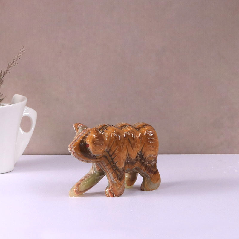 marble animal sculptures , bear statue 