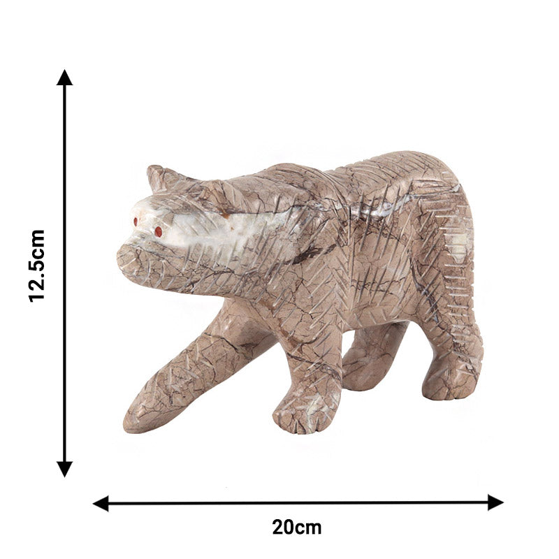 marble animal sculptures , bear statue 