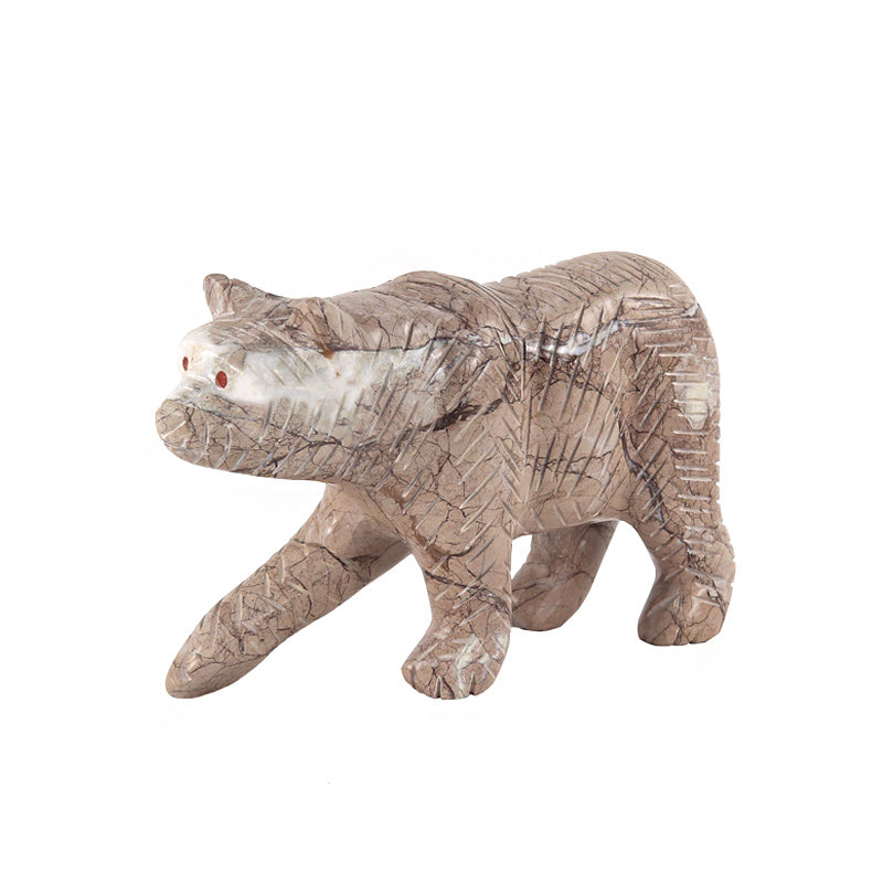 marble animal sculptures , bear statue 