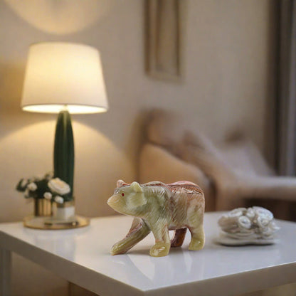 marble animal sculptures , bear statue