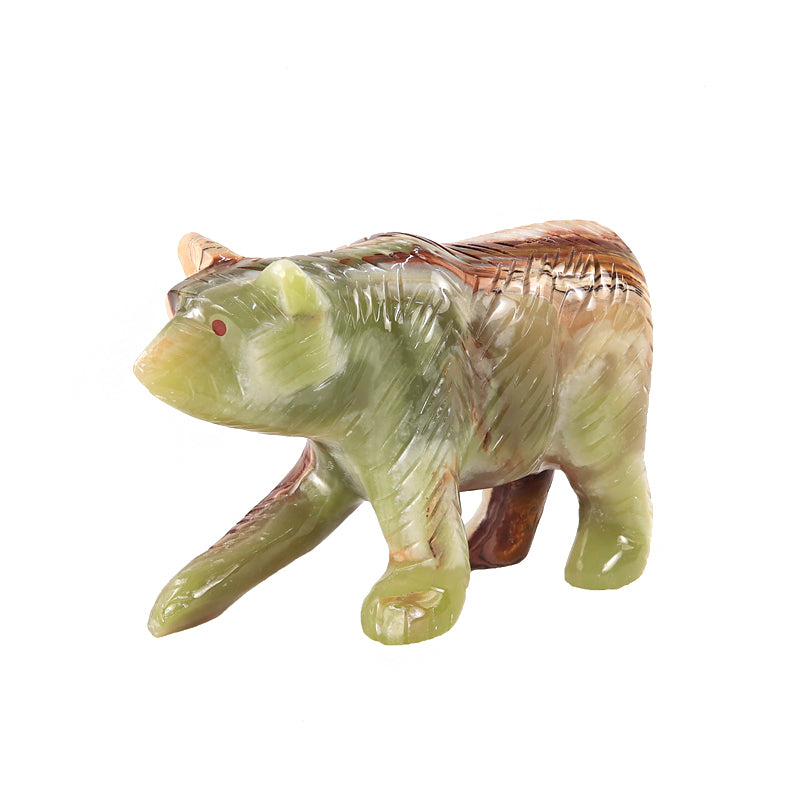 marble animal sculptures , bear statue 