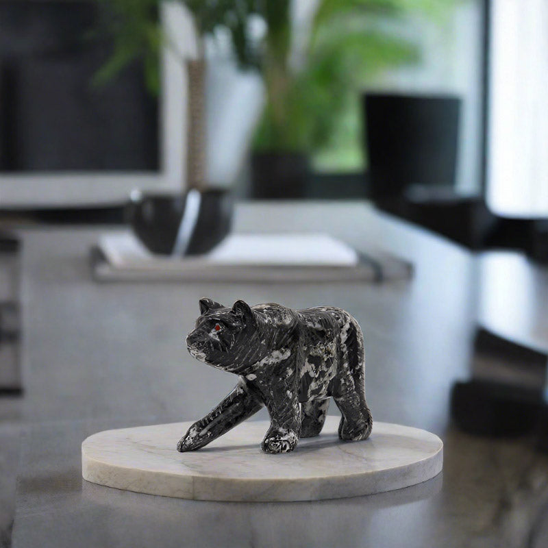 marble animal sculptures , bear statue