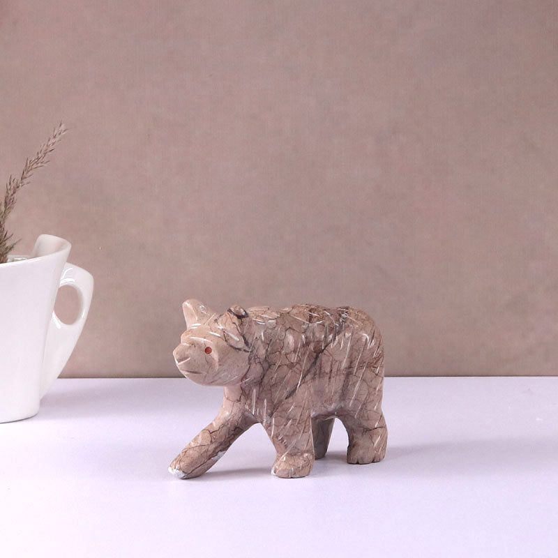 marble animal sculptures , bear statue 