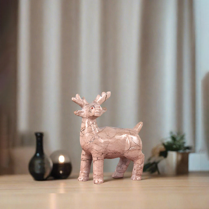 marble animal sculptures , deer statue