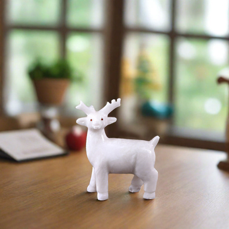 marble animal sculptures , deer statue