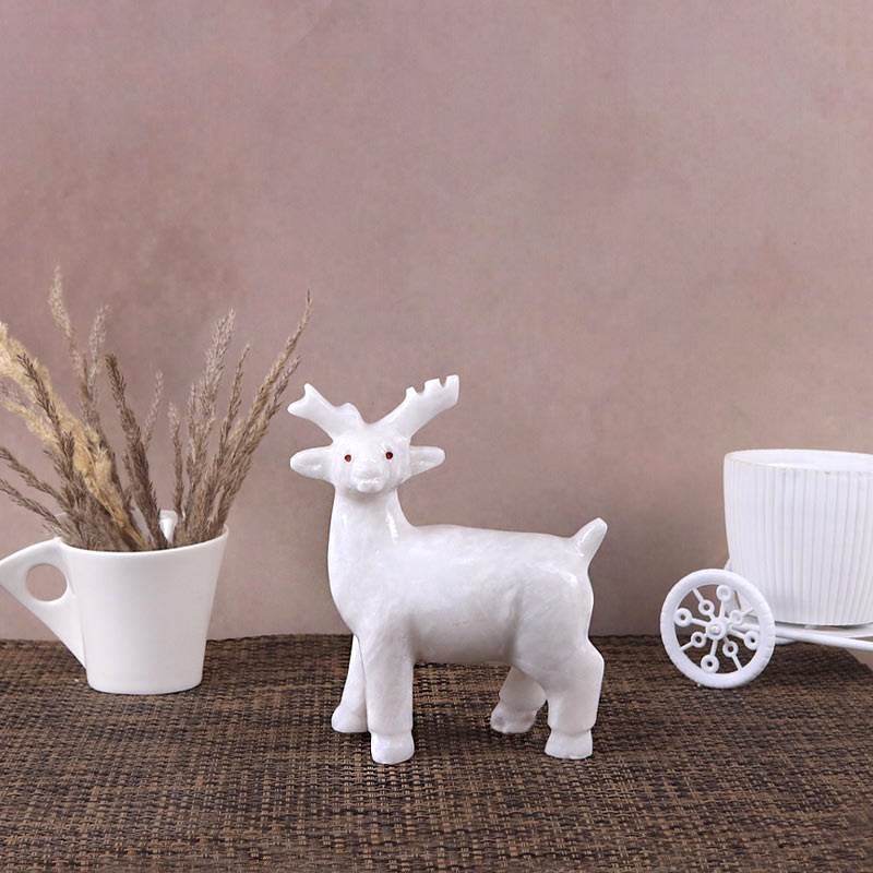 marble animal sculptures , deer statue