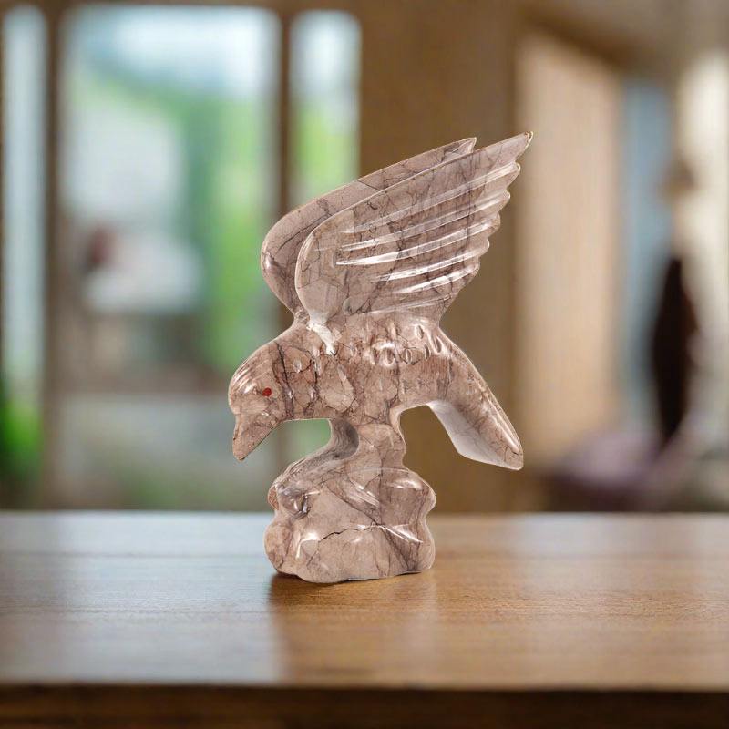 marble animal sculptures, eagle statue