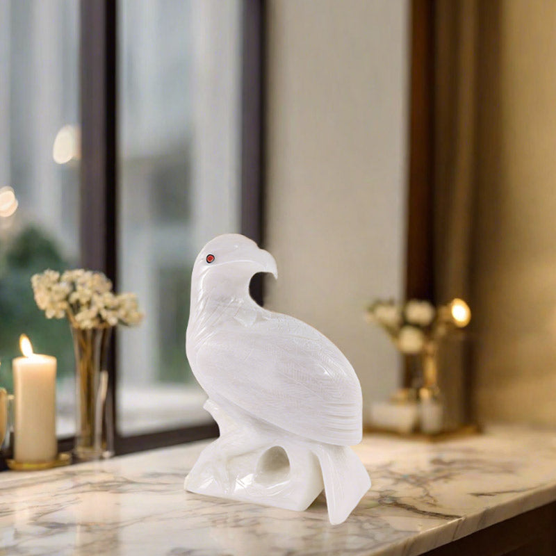 marble animal sculptures, eagle statue