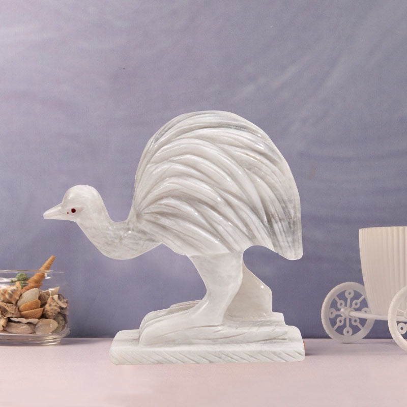 marble animal sculptures, emu statue