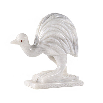 marble animal sculptures, emu statue