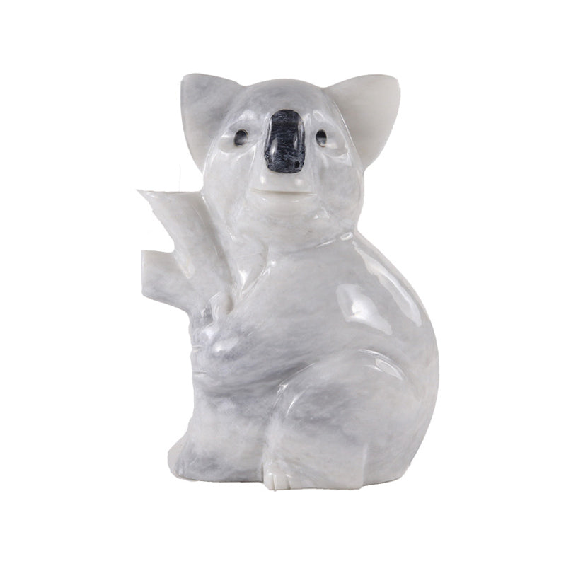 marble animal sculptures, koala statue 