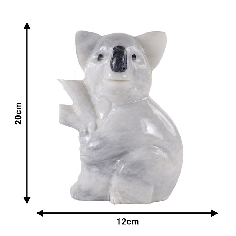 marble animal sculptures, koala statue 