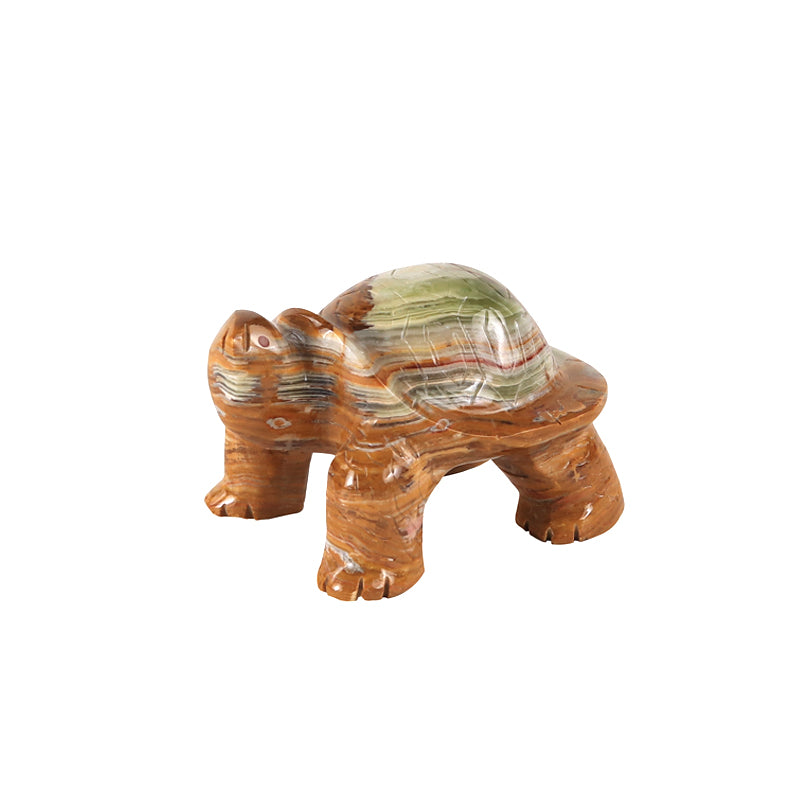 marble animal sculptures, turtle statue