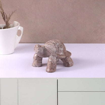 marble animal sculptures, turtle statue