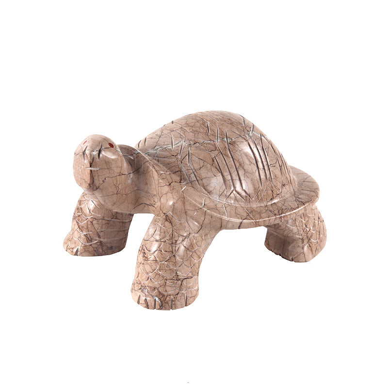 marble animal sculptures, turtle statue