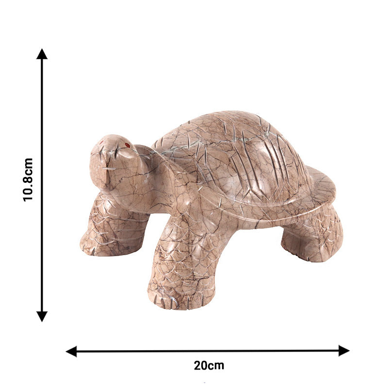 marble animal sculptures, turtle statue