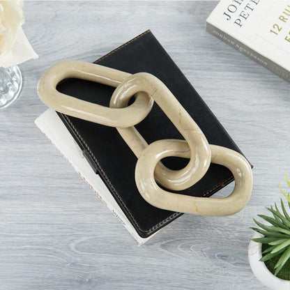 marble chain, chain décor, decorative chain