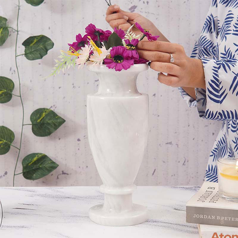 vase, flower vase, vase décor, marble vase