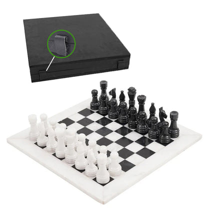 38cm Chess Set - White & Black